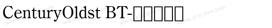 CenturyOldst BT字体转换